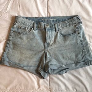 Denim shorts